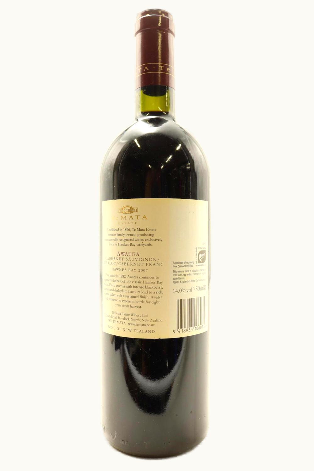 Te Mata Estate Awatea Cabernet Merlot, 2007