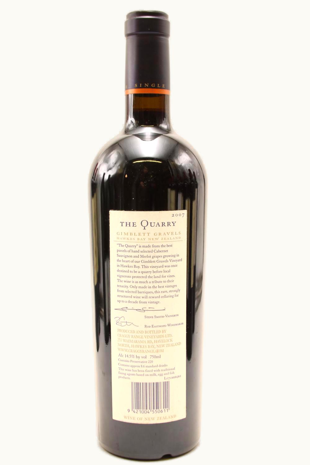 Craggy Range The Quarry Cabernet Sauvignon, 2007