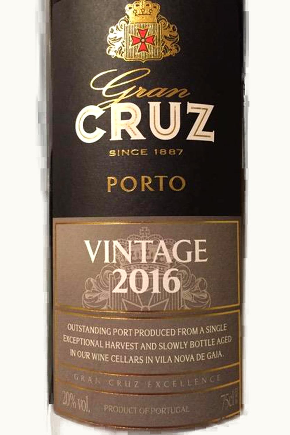 Port Cruz Grand Vintage Oporto Douro Portugal, 2017