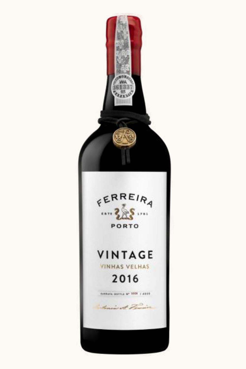 Ferreira VInha Velha Vintage Port Oporto Douro Portugal, 2016