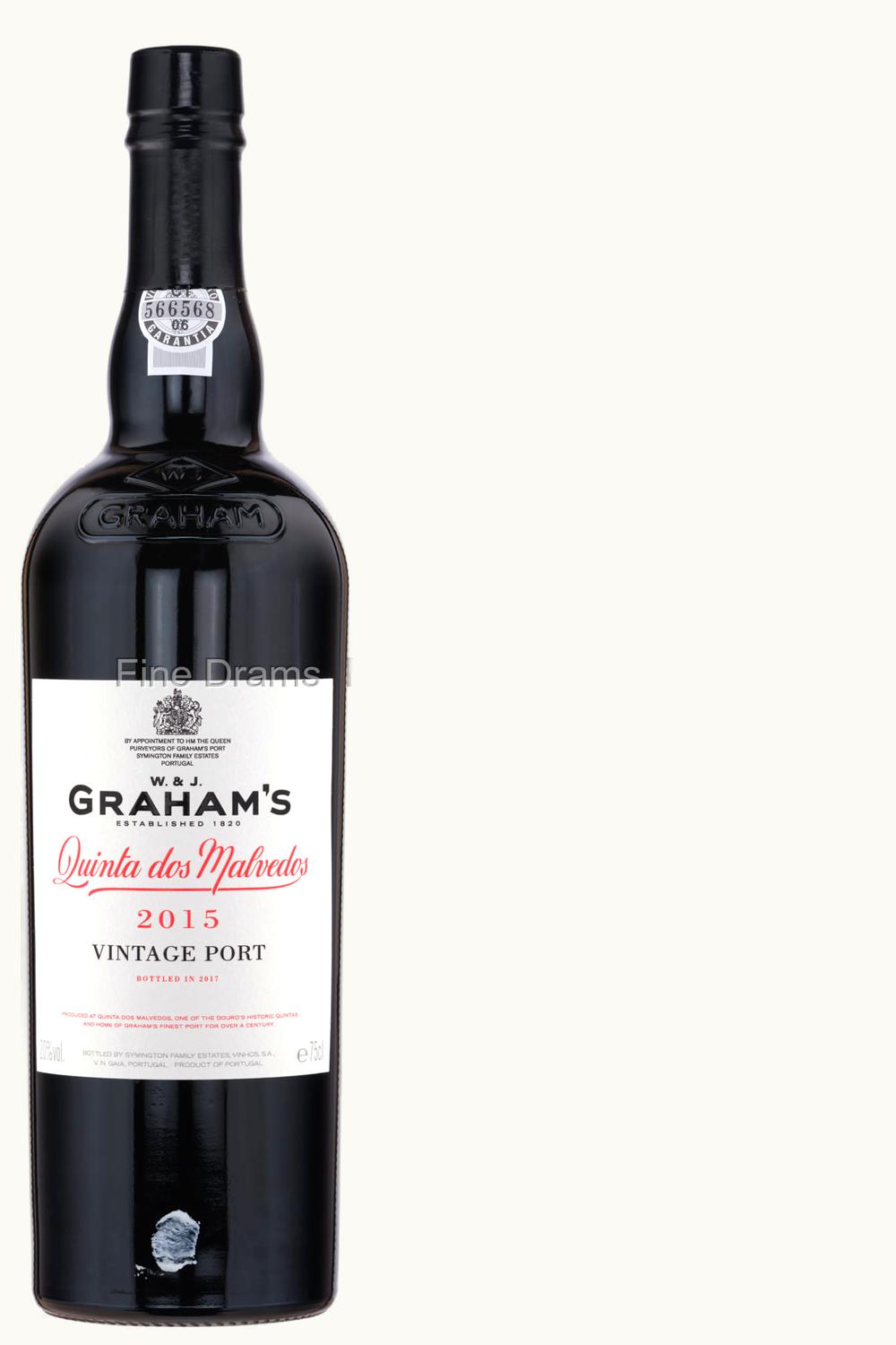 W. & J. Graham's W. & J. Graham's Quinta dos Malvedos Vintage Port Single Oporto Douro Portugal, 2015