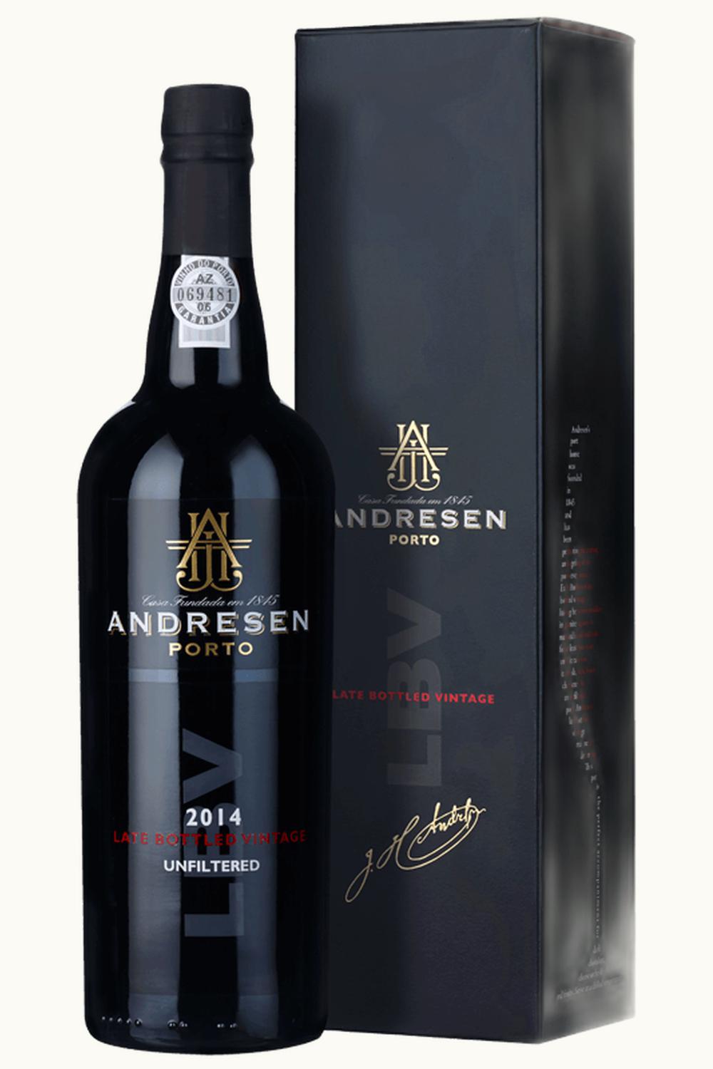 J.H. Andressen J.H. Andressen Late Bottled Vintage Port LBV Oporto Douro Portugal, 2014