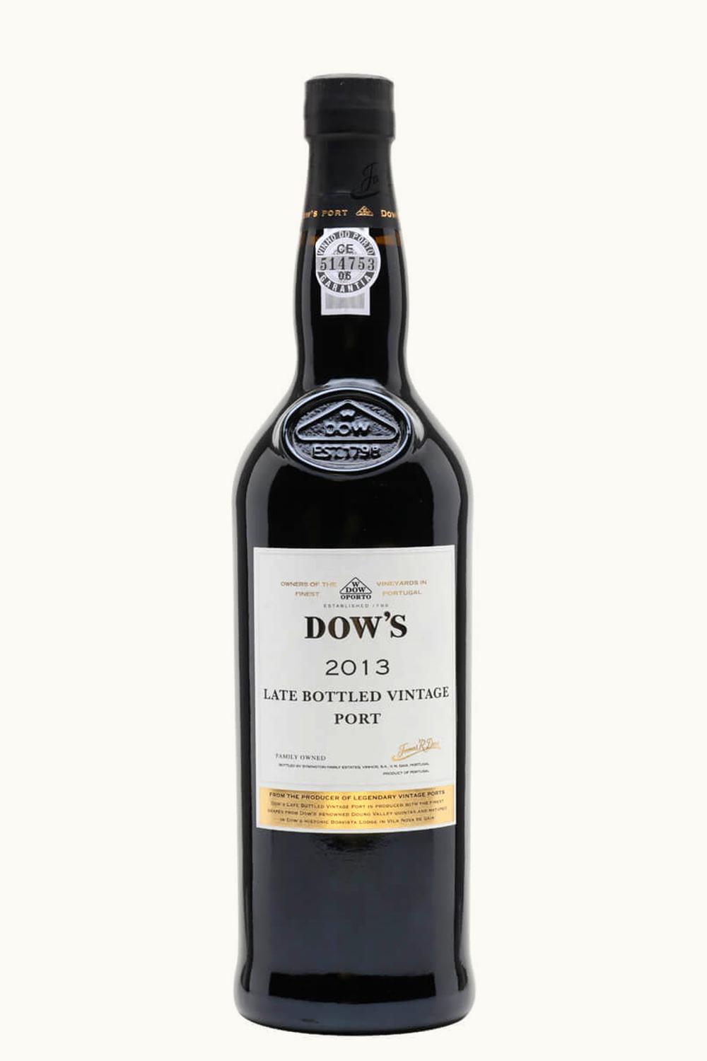 Dow's Dow's Late Bottled Vintage Port LBV Oporto Douro Portugal, 2013