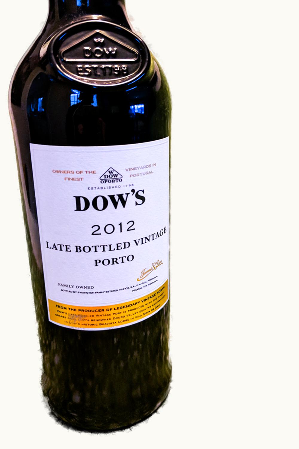Dow's Dow's Vintage Port Oporto Douro Portugal, 2012