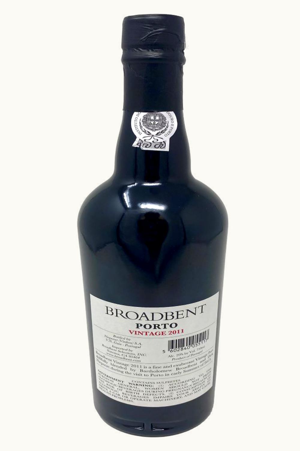Broadbent Broadbent Vintage Port Oporto Douro Portugal, 2011