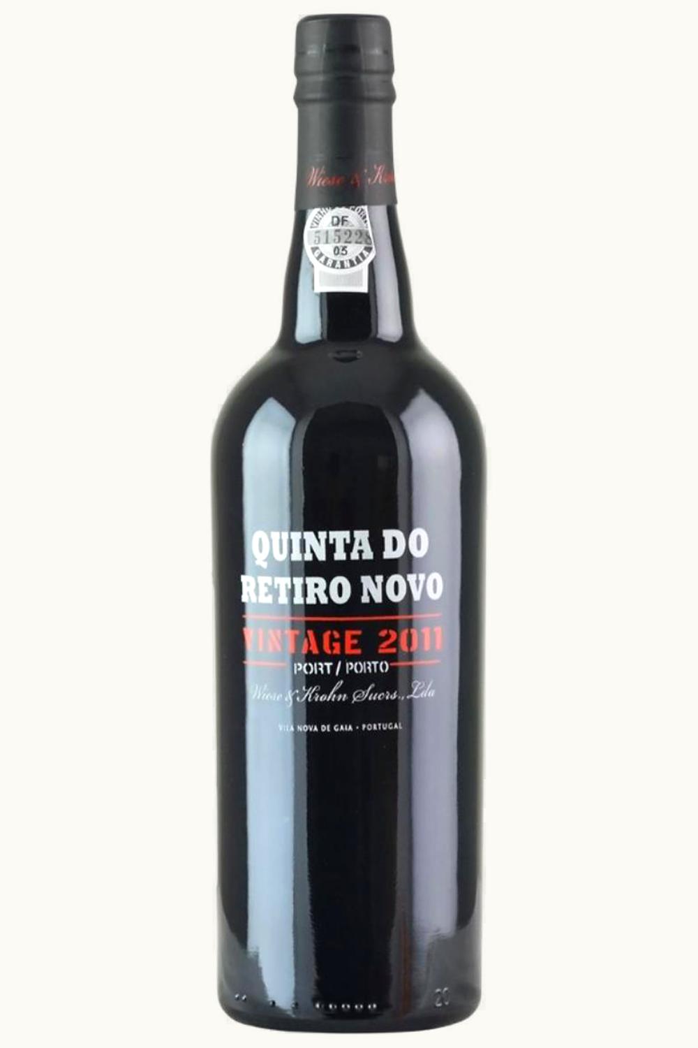 Wiese & Krohn Wiese & Krohn Quinta Retiro Novo Port Single Vintage Oporto Douro Portugal, 2011