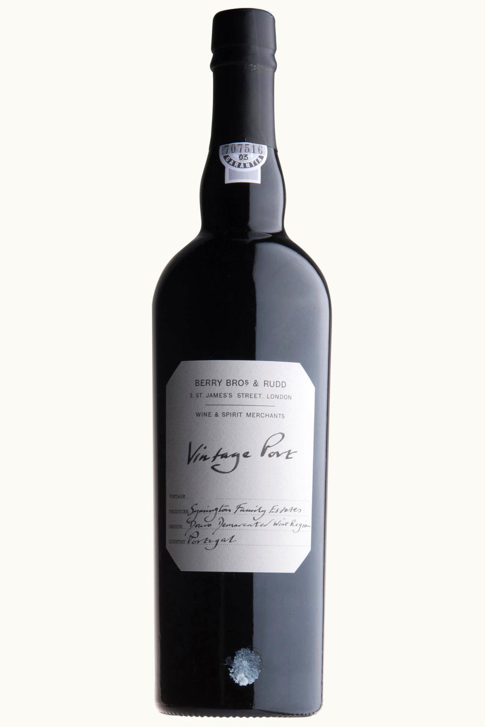 Berry Brothers & Rudd Berry Brothers & Rudd Vintage Port Oporto Douro Portugal, 2011