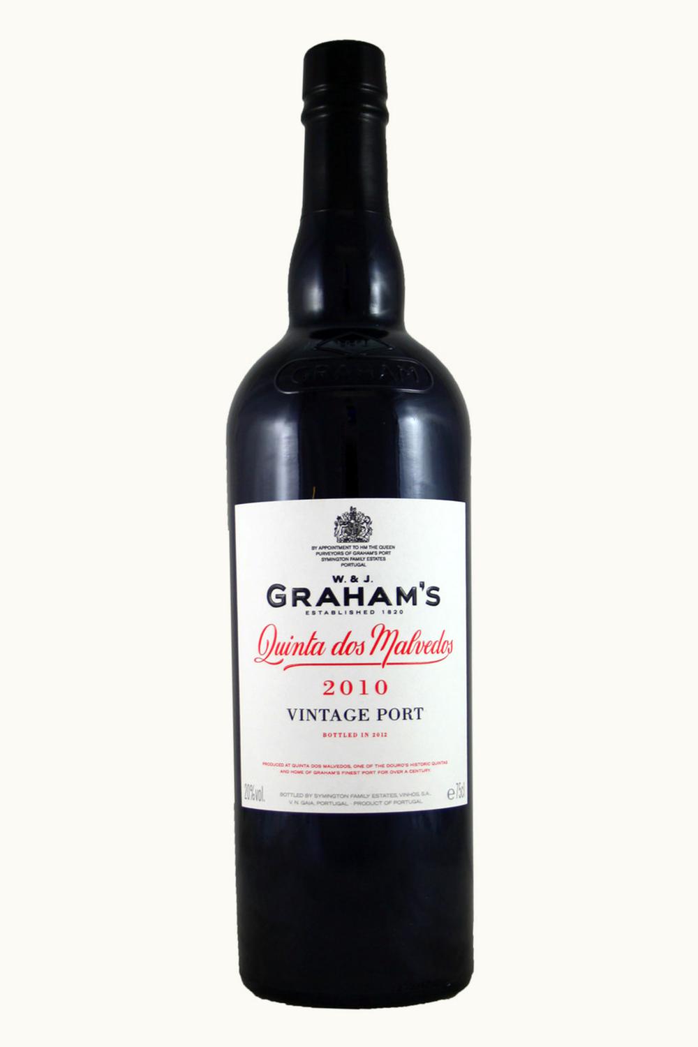 W. & J. Graham's W. & J. Graham's Quinta dos Malvedos Vintage Port Single Oporto Douro Portugal, 2010