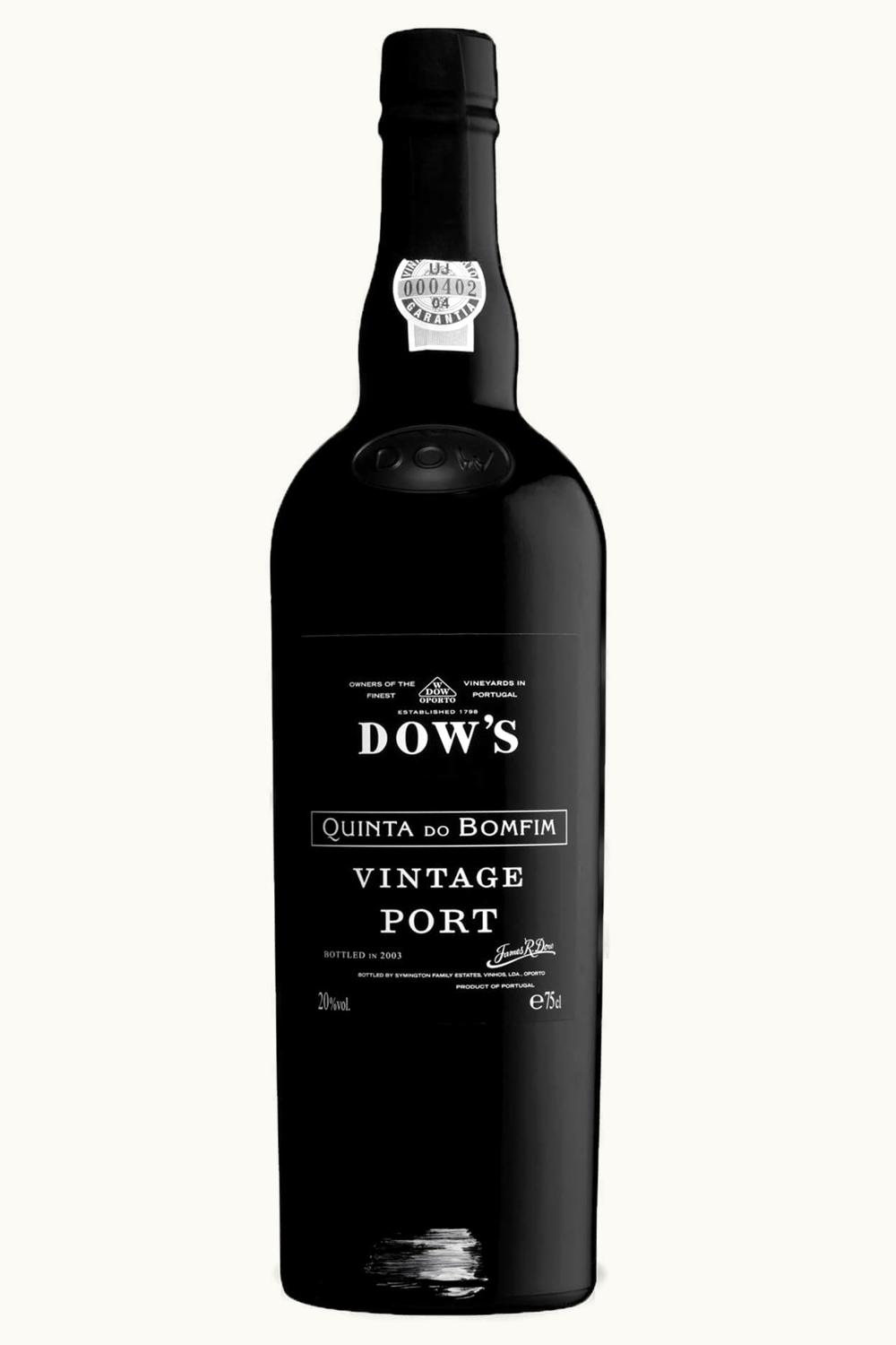 Dow's Dow's Vintage Port Oporto Douro Portugal, 2010