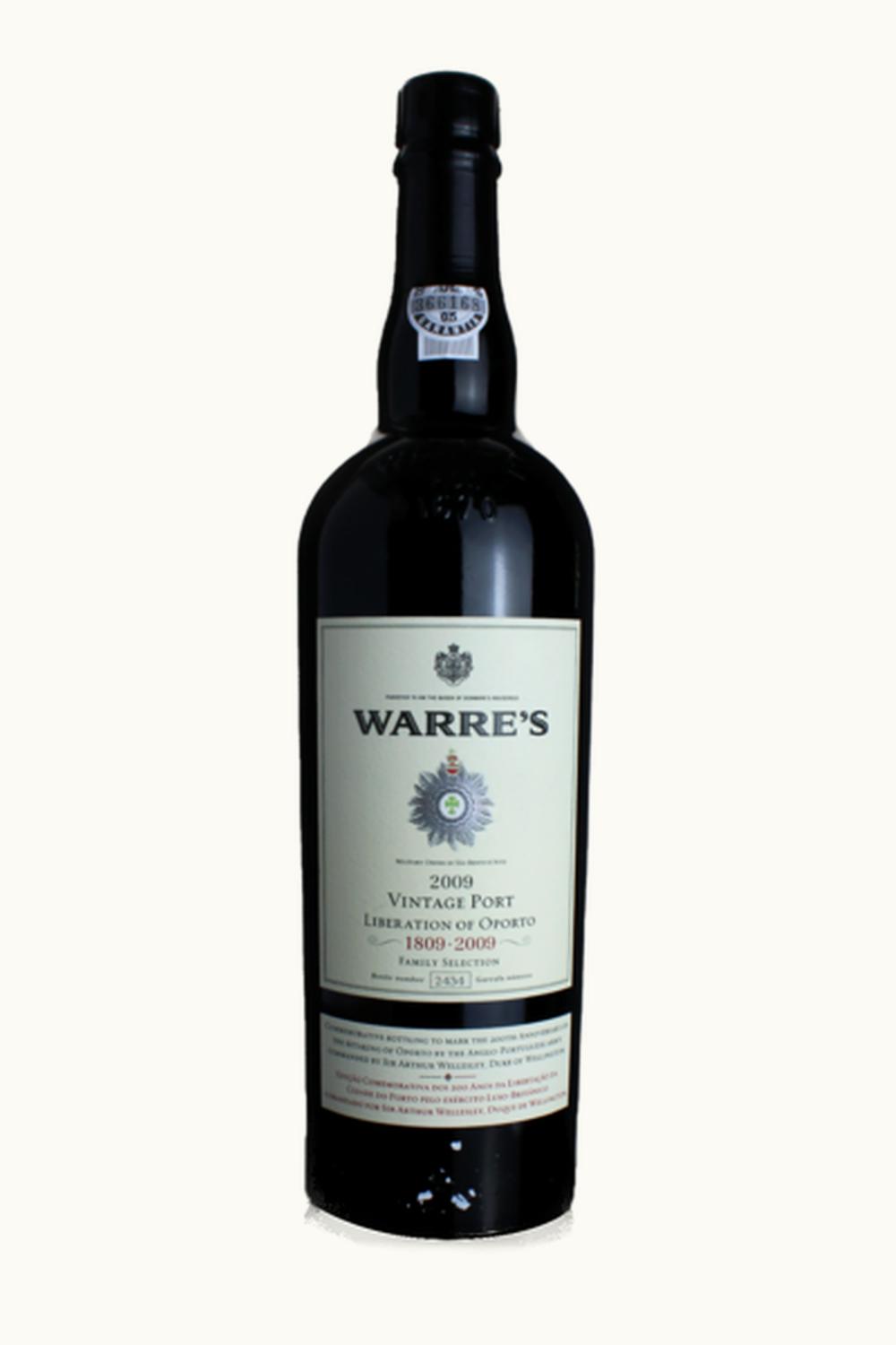 Warre's Warre's Vintage Port Oporto Douro Portugal, 2009