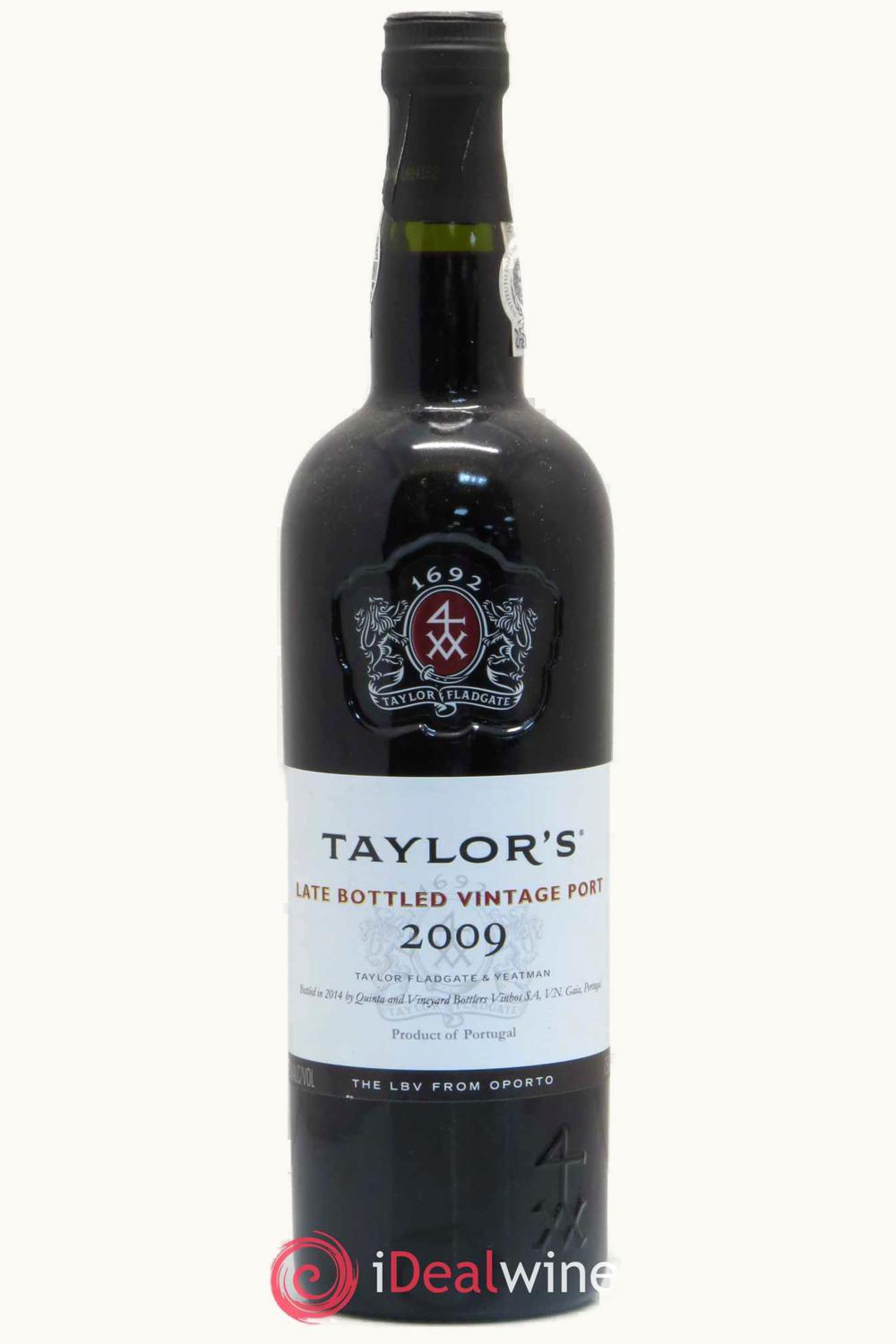 Taylor Fladgate Late Bottled Vintage Port LBV Oporto Douro Portugal, 2009
