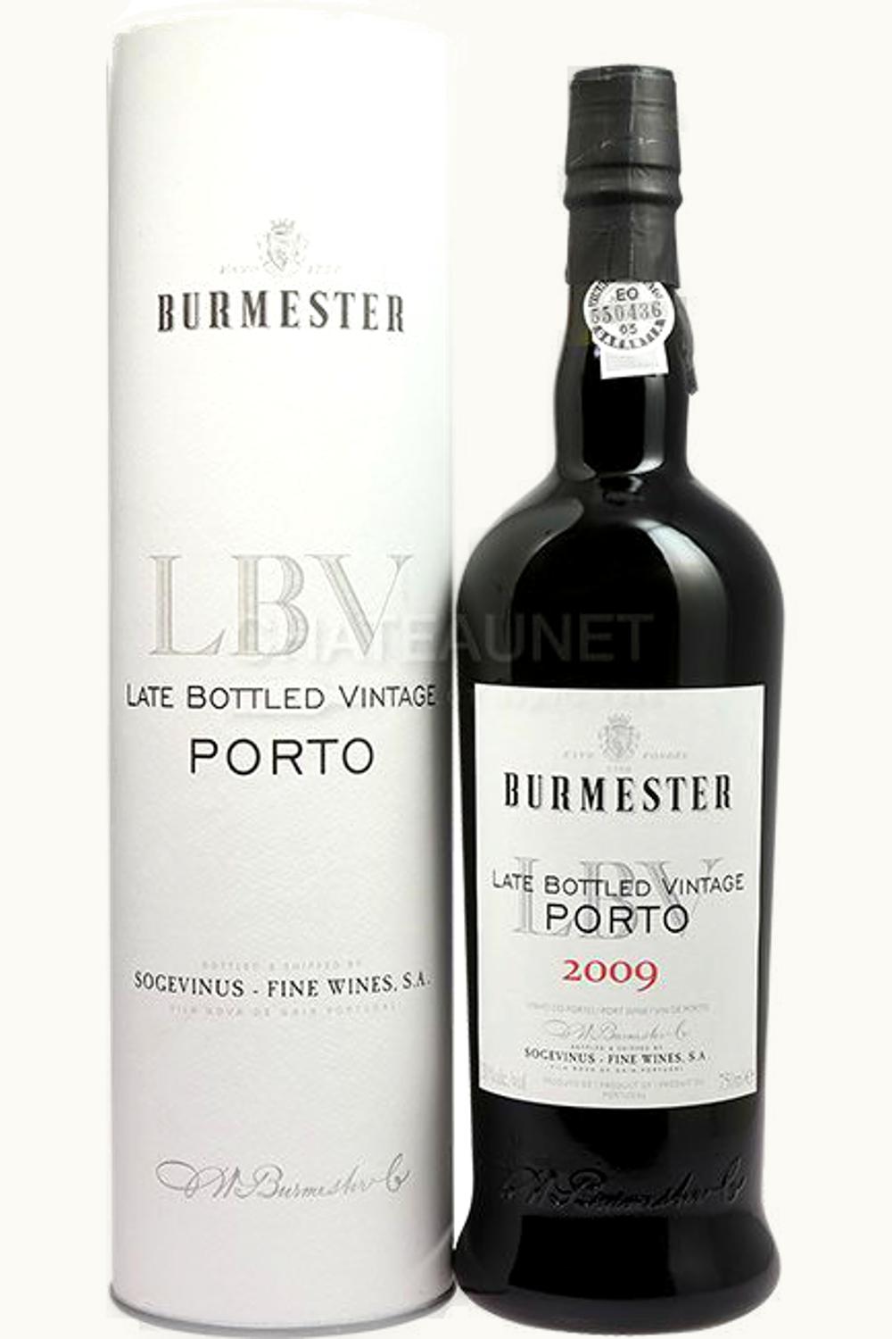 Burmester Burmester Late Bottled Vintage Port LBV Oporto Douro Portugal, 2009