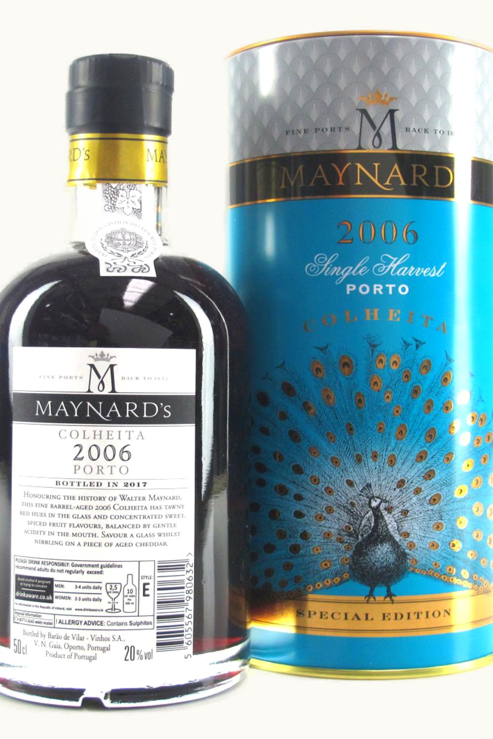 Barão de Villar Barão de Villar Maynards Colheita Port Oporto Douro Portugal, 2006