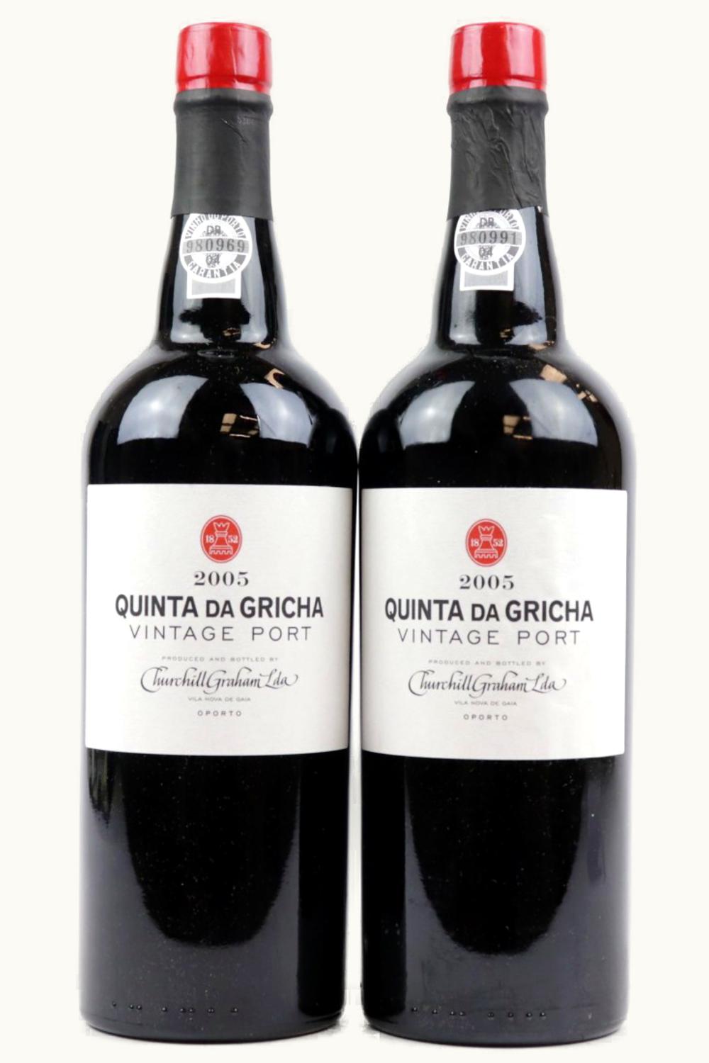 Church Hill Estate Church Hill Estate Quinta da Gricha Single Vintage Port Oporto Douro Portugal, 2005