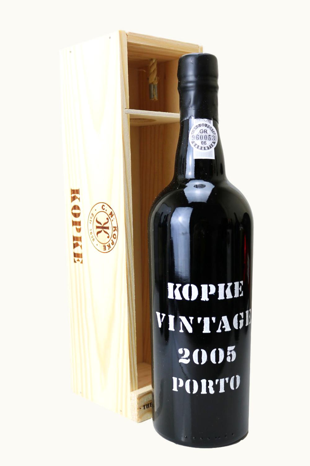 Kopke Vintage Port Oporto Douro Portugal, 2005