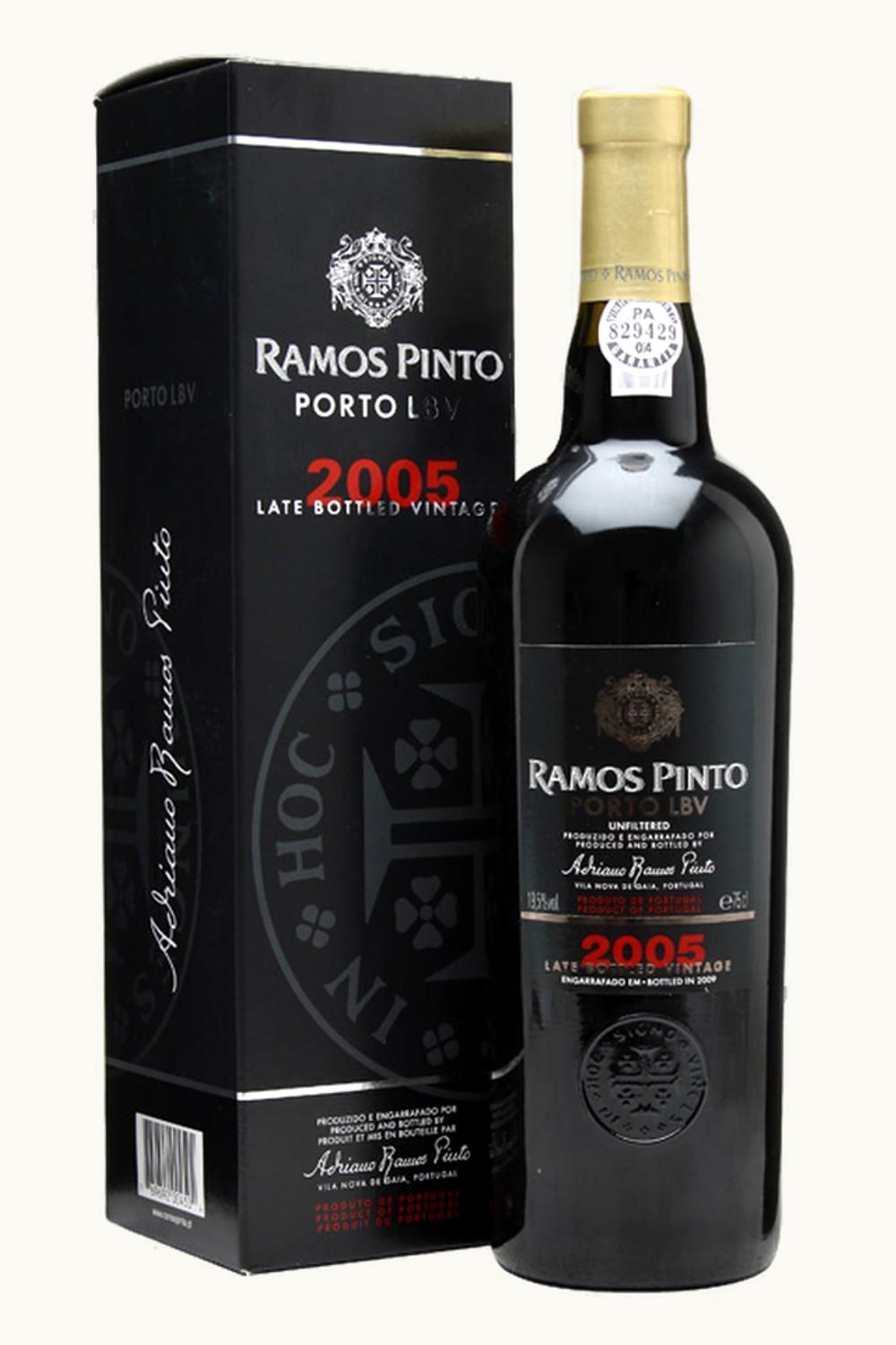 Ramos Pinto Ramos Pinto Late Bottled Vintage Port LBV Oporto Douro Portugal, 2005