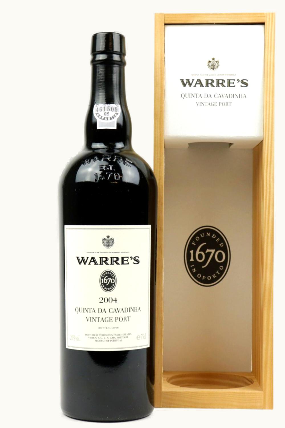 Warre Warre Quinta da Cavadinha Vintage Port Single Oporto Douro Portugal, 2004