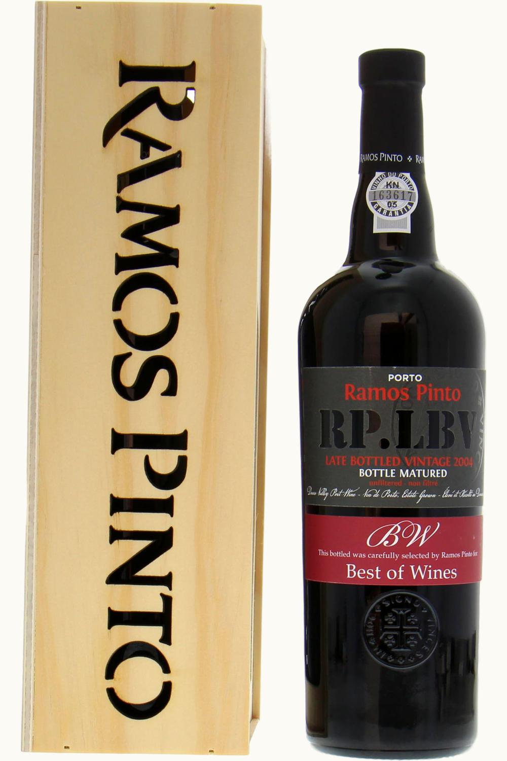 Ramos Pinto Ramos Pinto Late Bottled Vintage Port LBV Oporto Douro Portugal, 2004