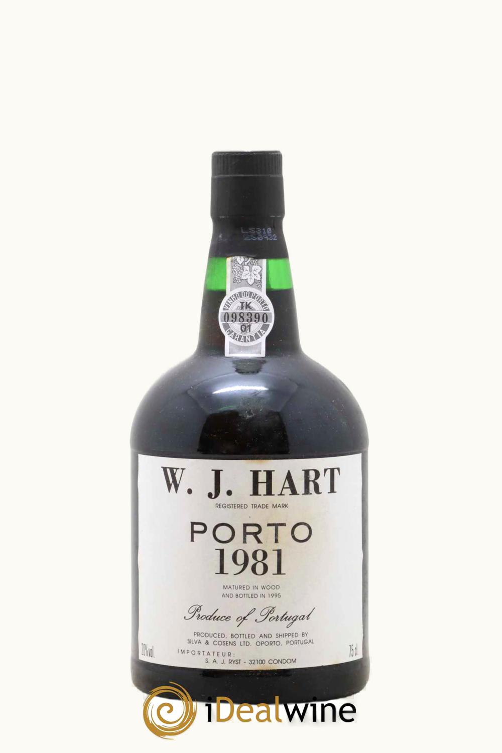 W. & J. Hart W. & J. Hart Vintage Port Oporto Douro Portugal, 2004