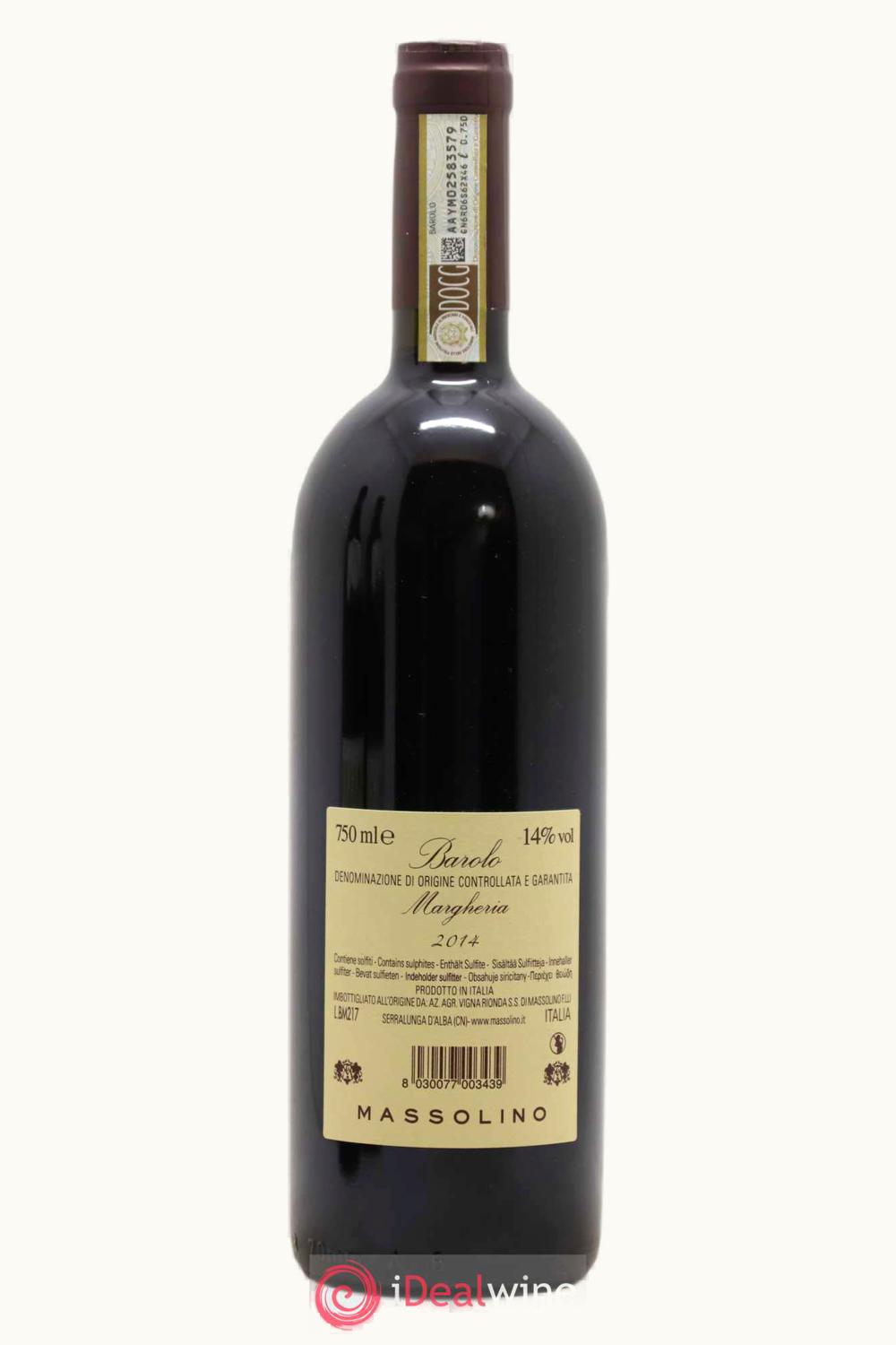 Massolino Massolino Margheria, 2014