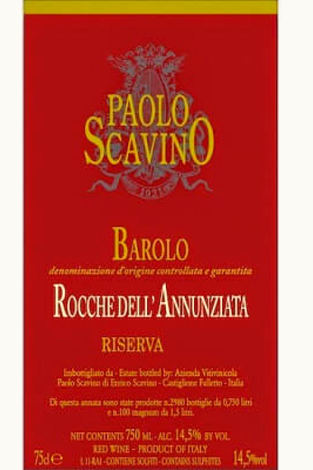Paolo Scavino Paolo Scavino Rocche dell'Annunziata R.S.V, 2011