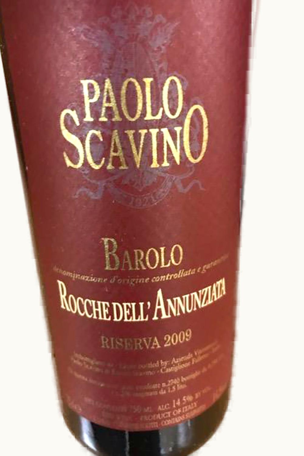 Paolo Scavino Rocche dell'Annunziata Riserva, 2009