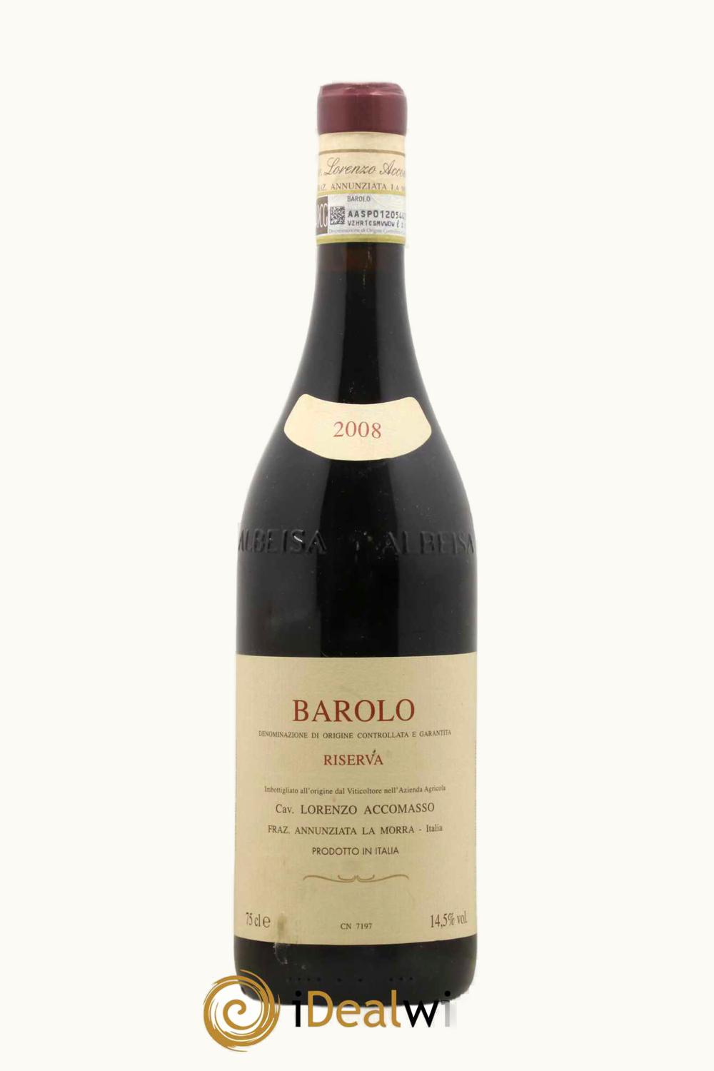 Cavalier Lorenzo Accomasso Annunziata Riserva, 2008