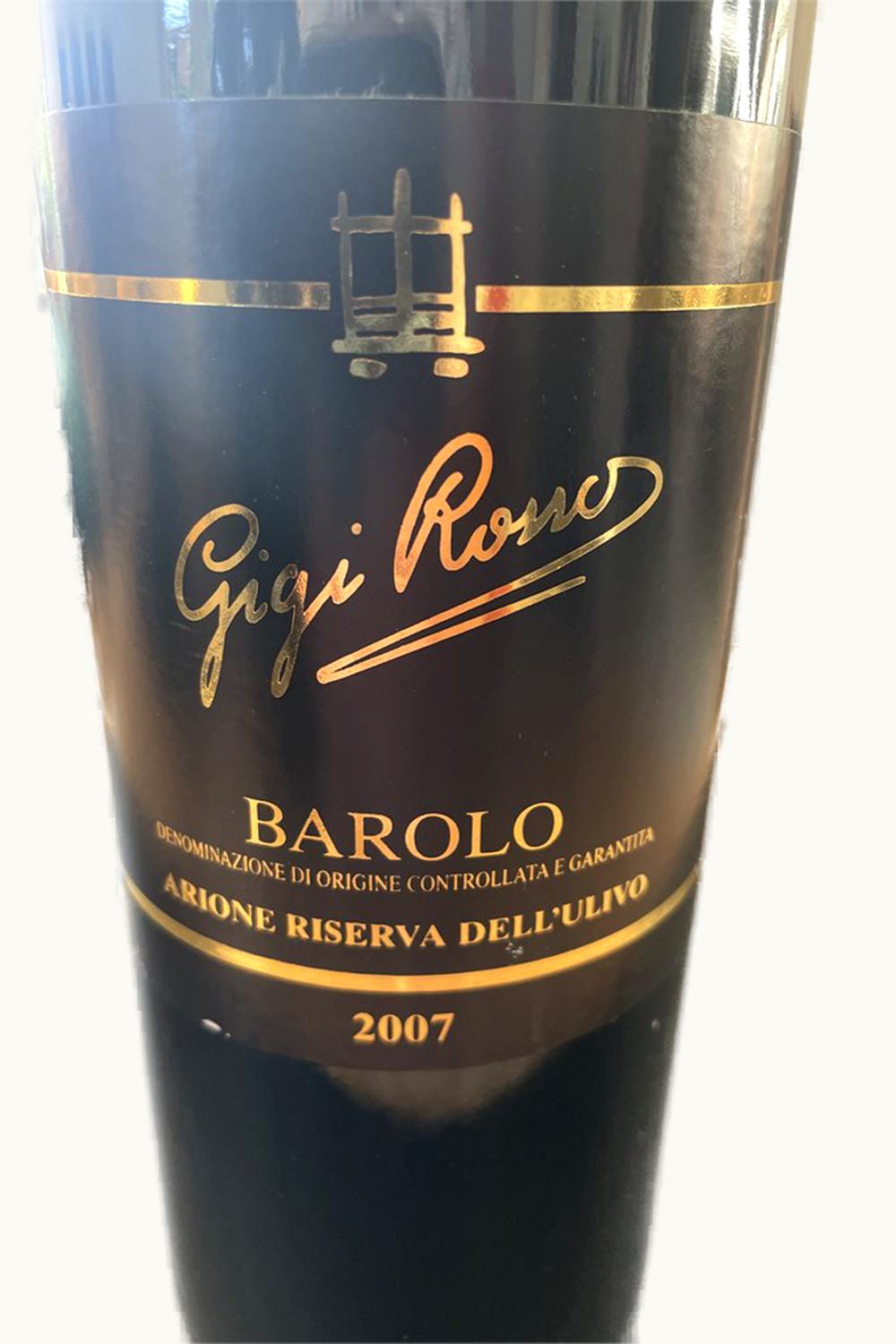 Gigi Rosso Arione Riserva dell'Ulivo, 2007