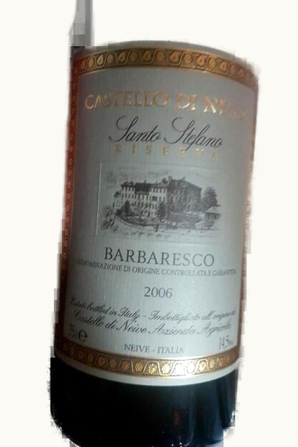 Castello di Neive Santo Stefano, 2006