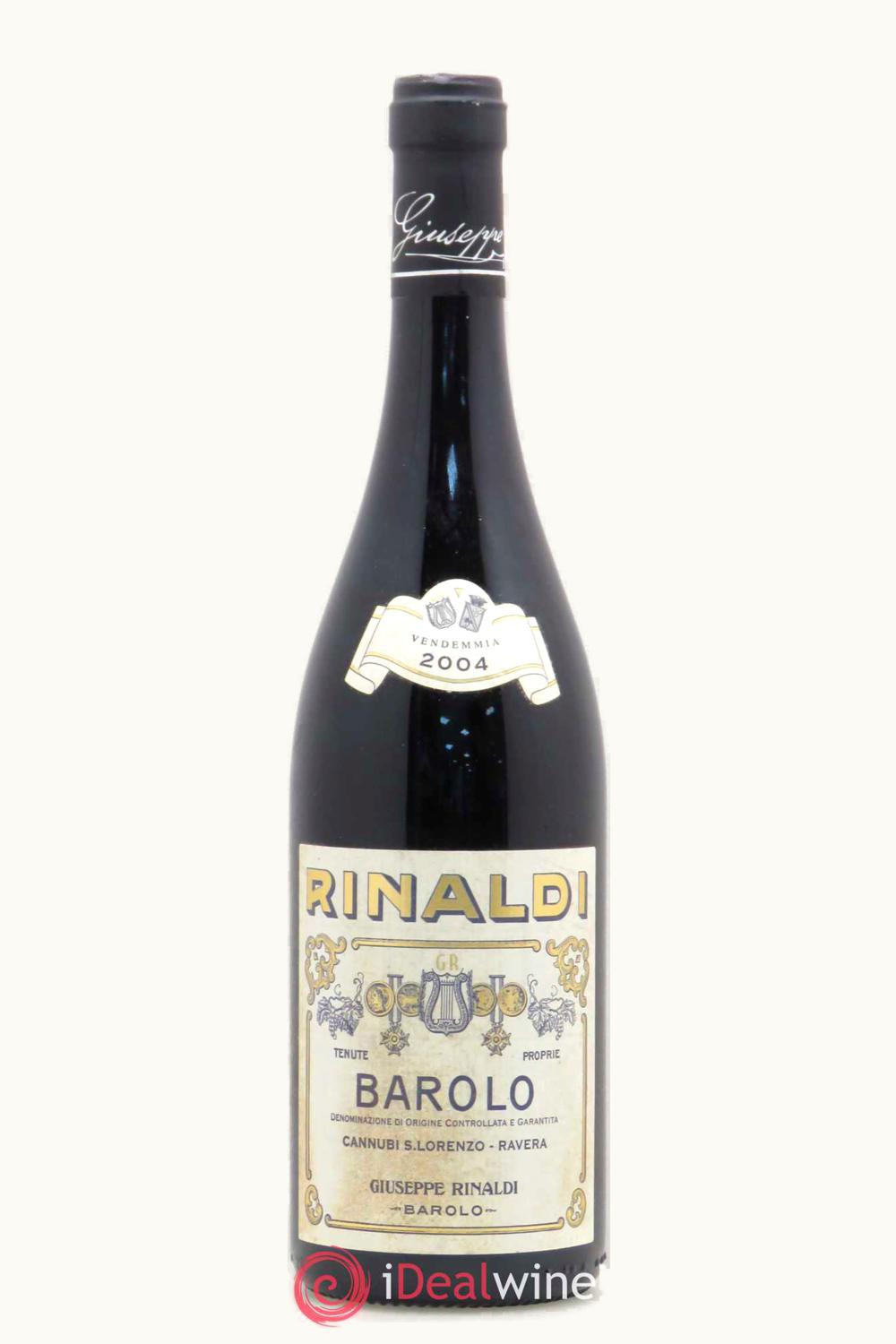 Giuseppe Rinaldi Giuseppe Rinaldi Cannubi, St. Lorenzo, Ravera, 2004