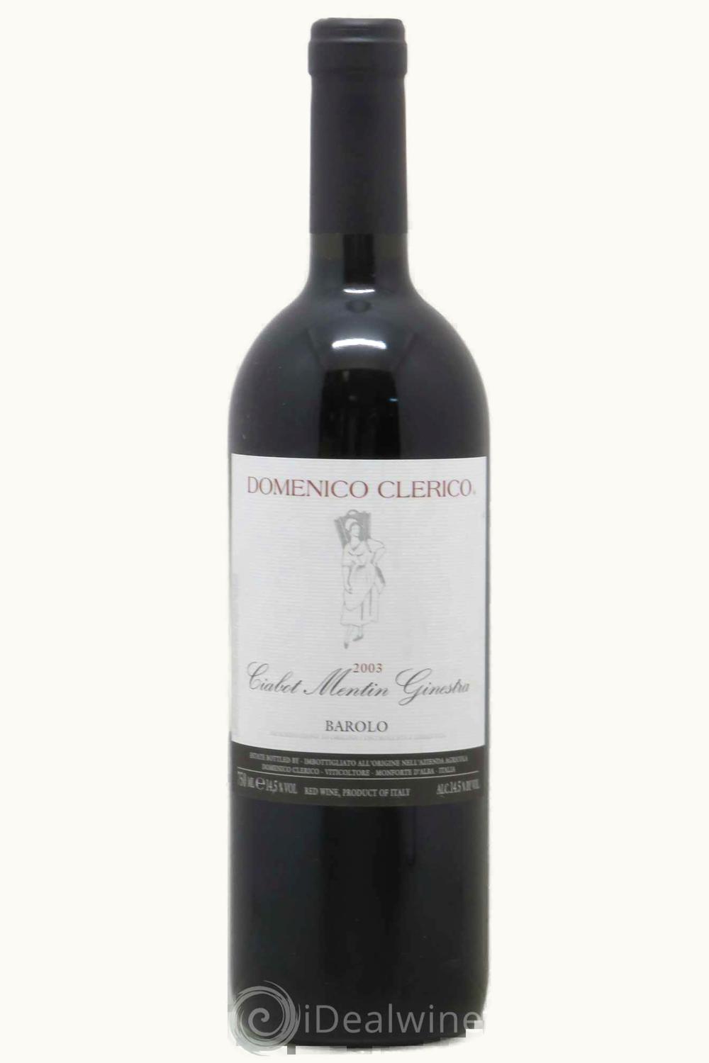 Domenico Clerico Domenico Clerico Ciabot Mentin Ginestra, 2003