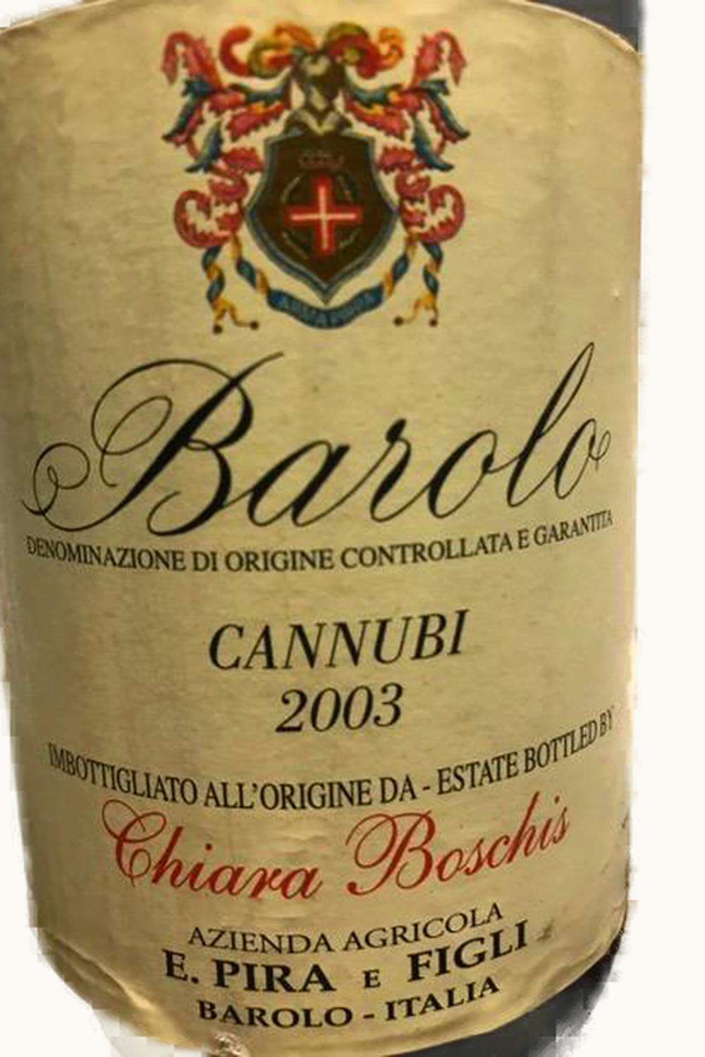 E. Pira & Figli E. Pira & Figli Chiara Boschis Cannubi, 2003