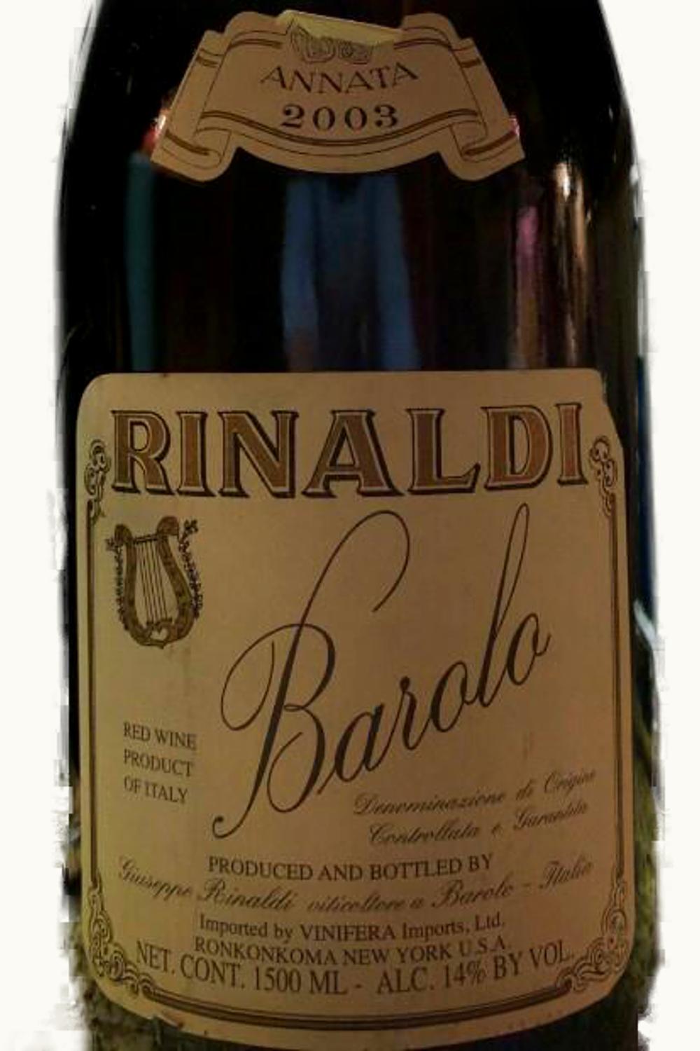 Giuseppe Rinaldi Giuseppe Rinaldi Cannubi San Lorenzo Ravera, 2003