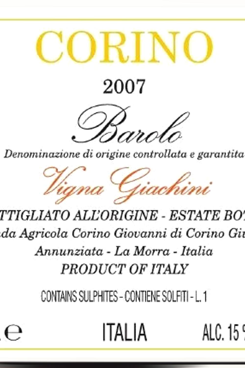 Giovanni Corino Giovanni Corino Dolcetto d'Alba, 2002