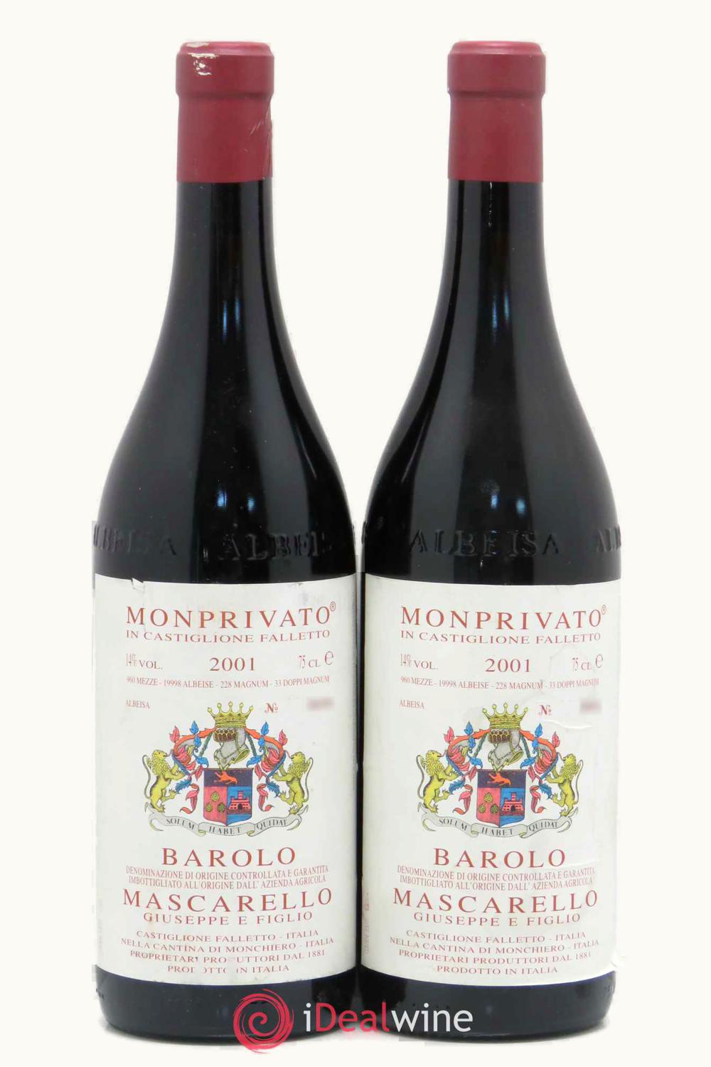 Giuseppe Mascarello e Figlio Giuseppe Mascarello e Figlio Monprivato, 2001