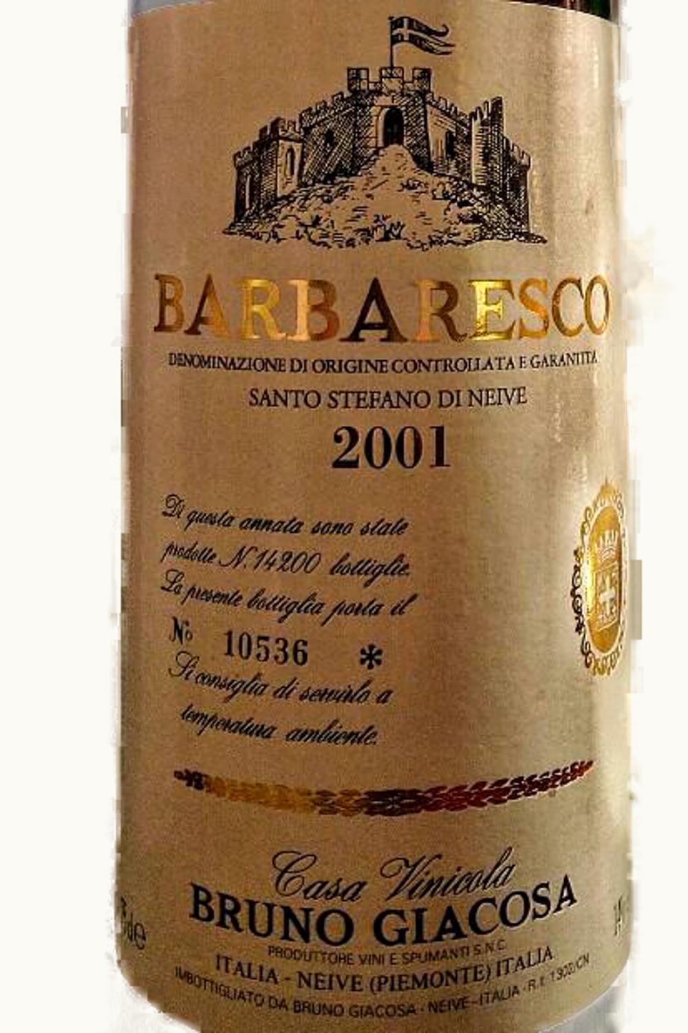 Bruno Giacosa Bruno Giacosa Albesani Santo Stefano, 2001