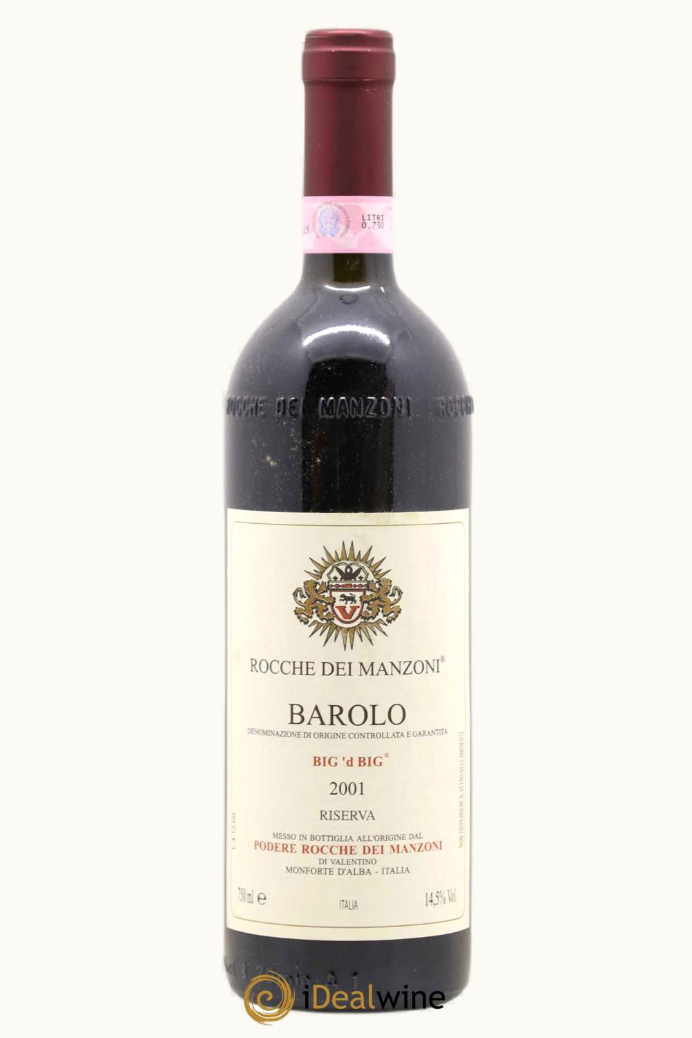 Podere Rocche dei Manzoni Podere Rocche dei Manzoni Big D DOCG Barolo, 2001