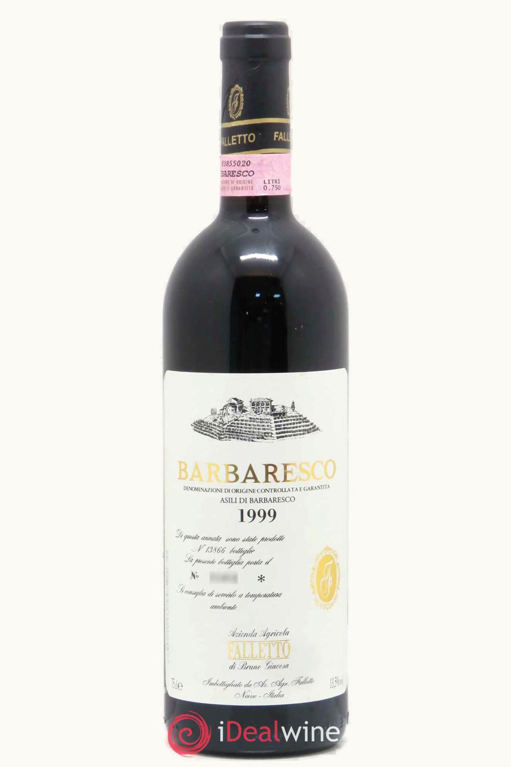 Bruno Giacosa Bruno Giacosa Asili DOCG Barbaresco, 1999