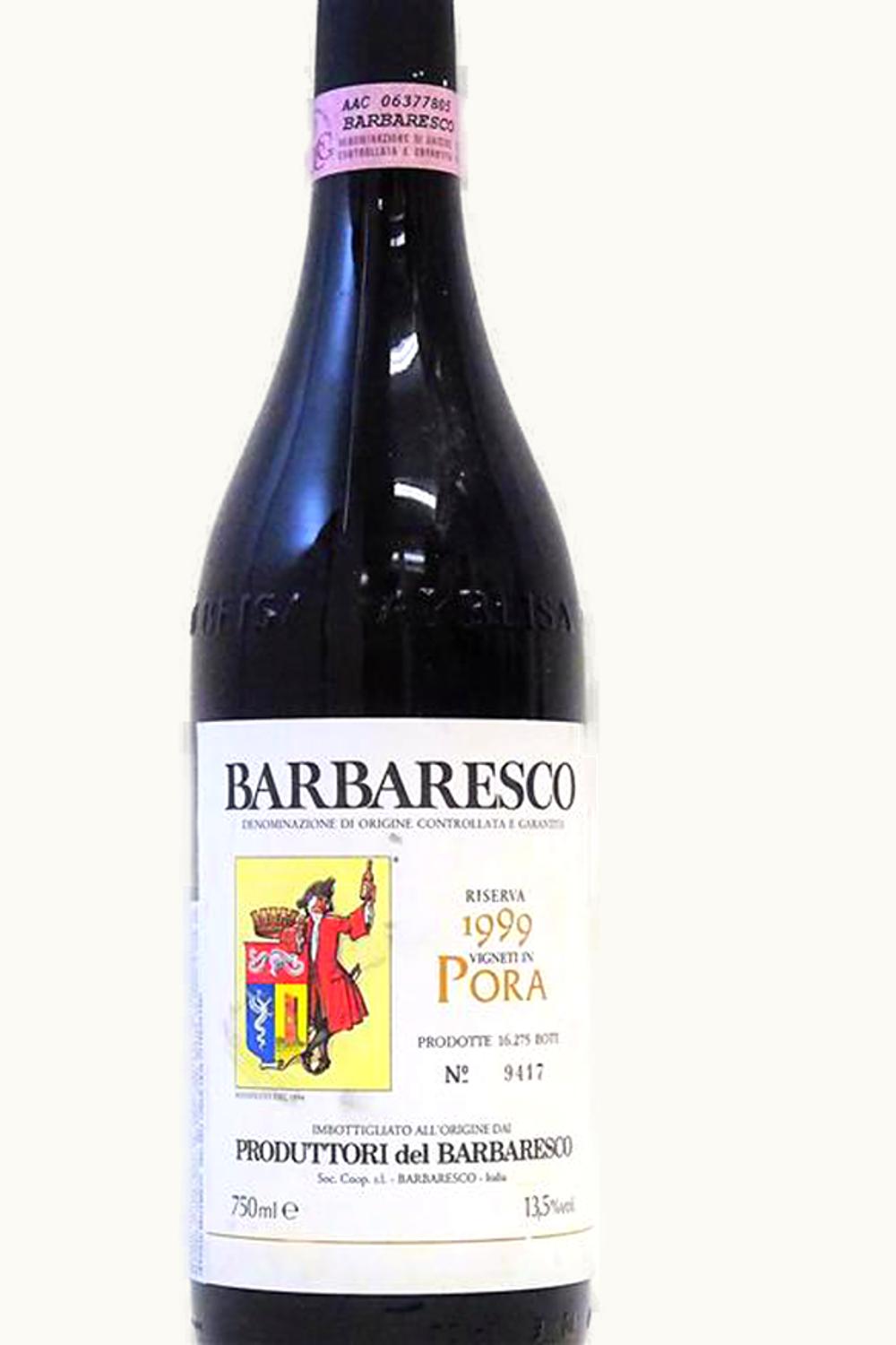 Produttori del Barbaresco Produttori del Barbaresco Pora Riserva DOCG Barbaresco, 1999