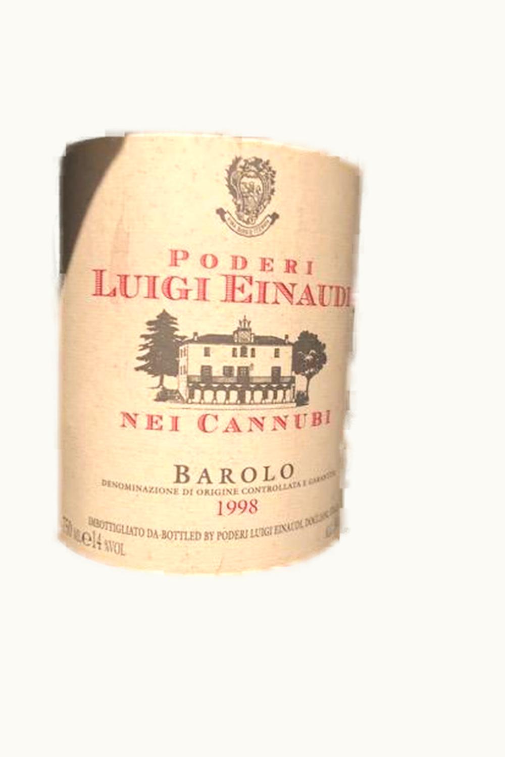Podere Luigi Einaudi Podere Luigi Einaudi Nei Cannubi DOCG Barolo, 1998