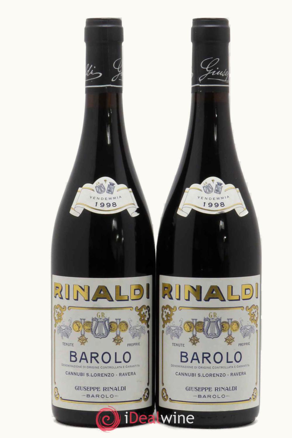 Giuseppe Rinaldi Giuseppe Rinaldi Cannubi San Lorenzo Ravera DOCG Barolo, 1998