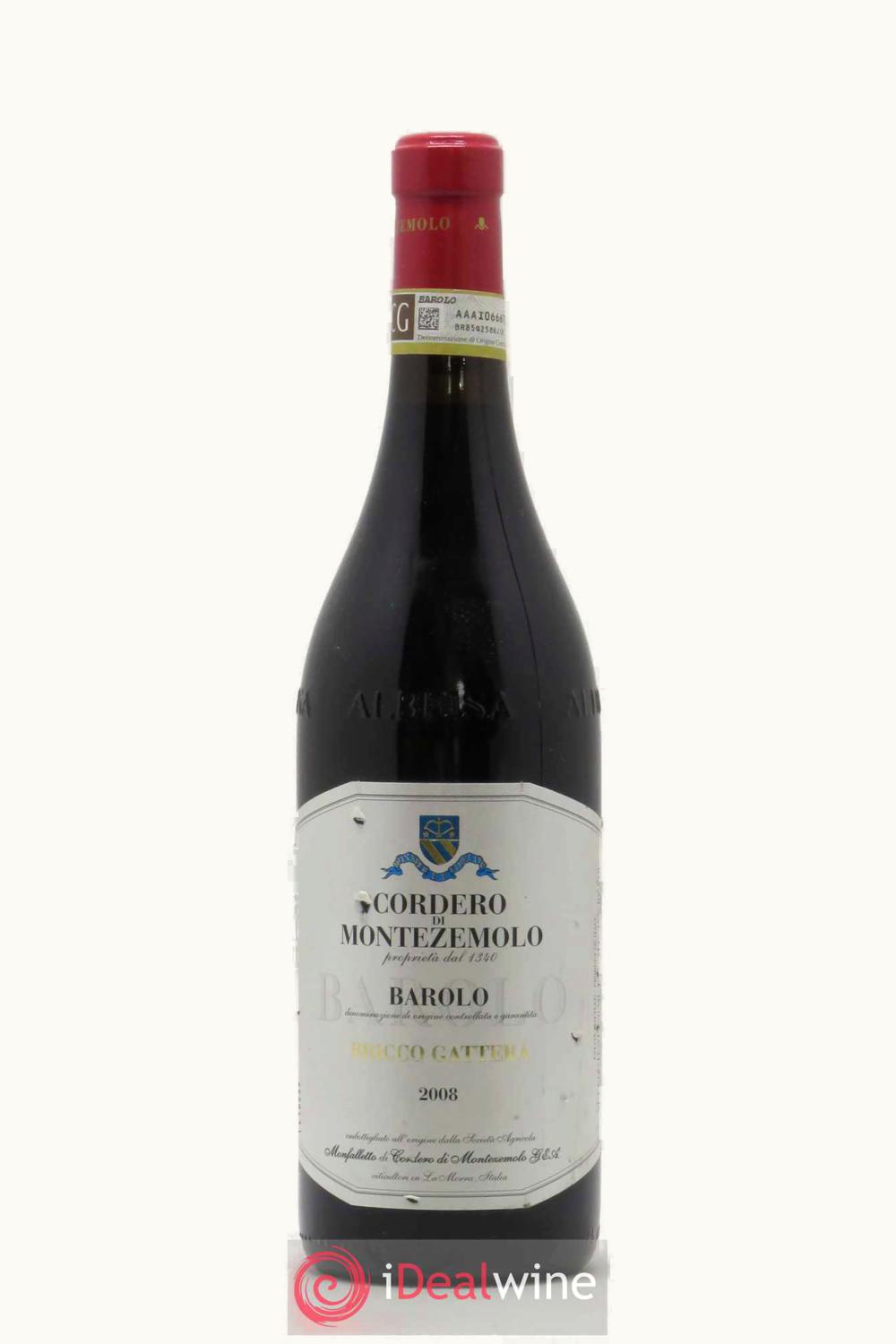 Cordero di Montezemolo Cordero di Montezemolo Bricco Gattera DOCG Barolo, 1998
