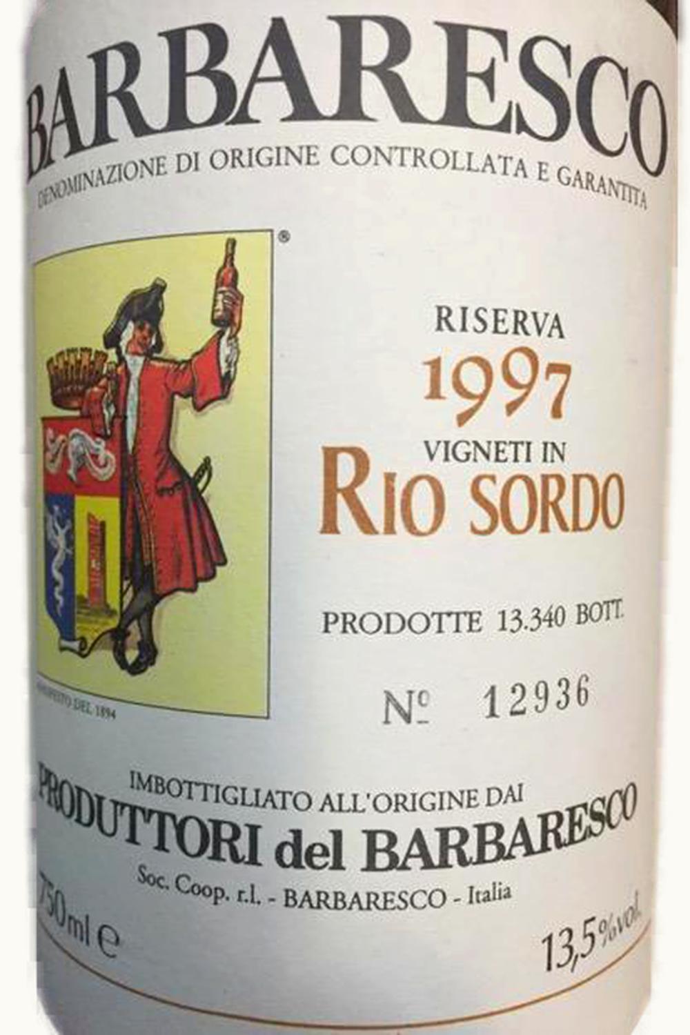 Produttori del Barbaresco Produttori del Barbaresco Rio Sordo Riserva DOCG Barbaresco, 1997