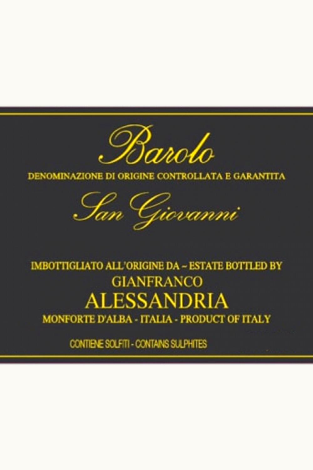 Gianfranco Alessandria St. Giovanni DOCG Barolo, 1997