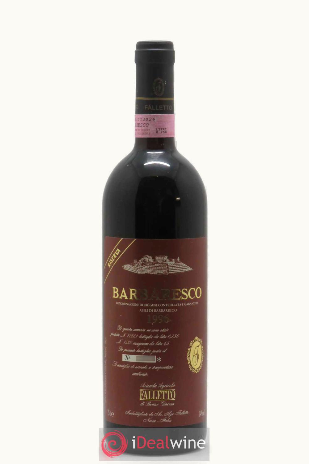 Bruno Giacosa Asili DOCG Barbaresco, 1996