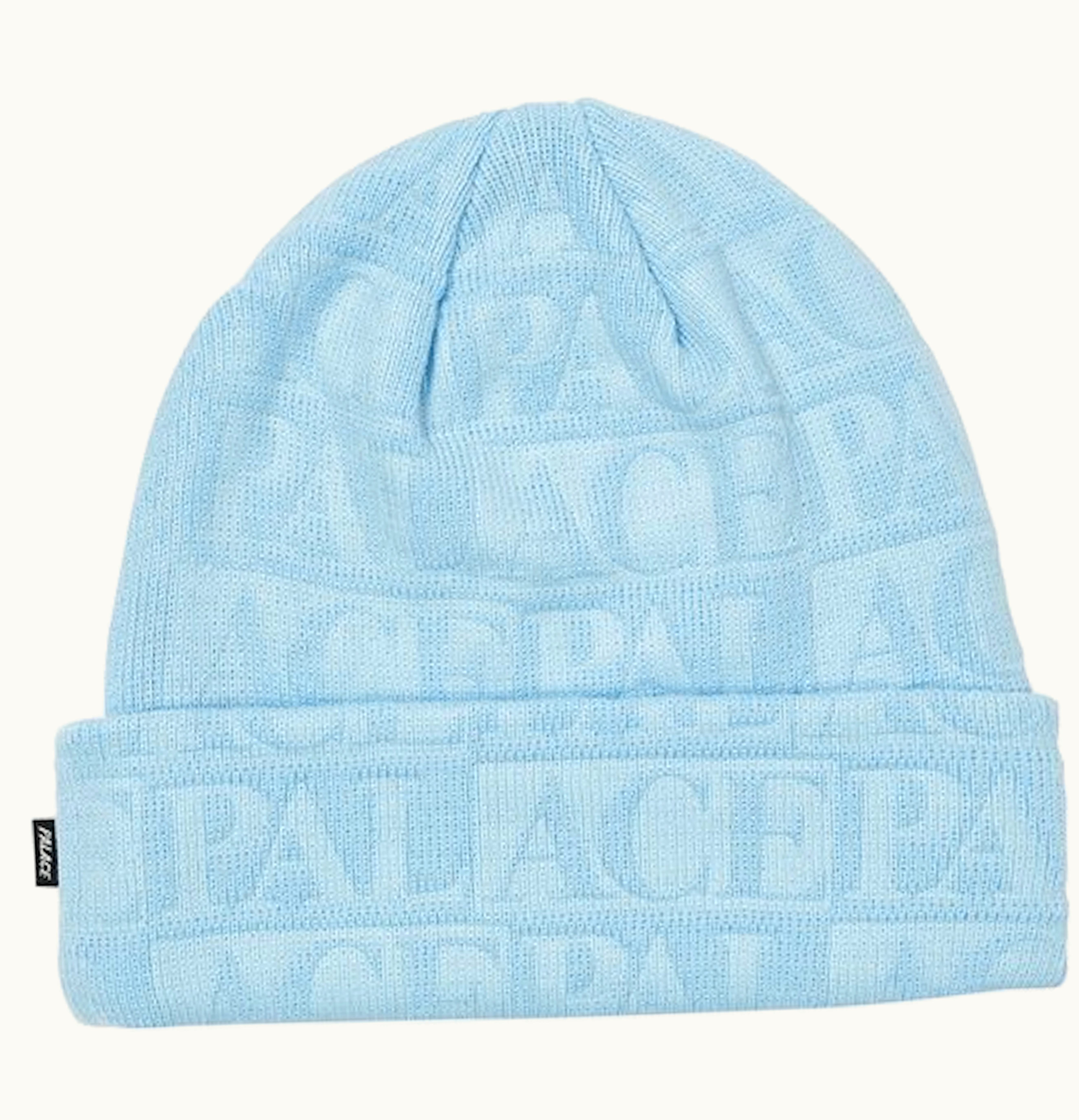 Palace Palace Emboss Repeat Beanie Bluestone