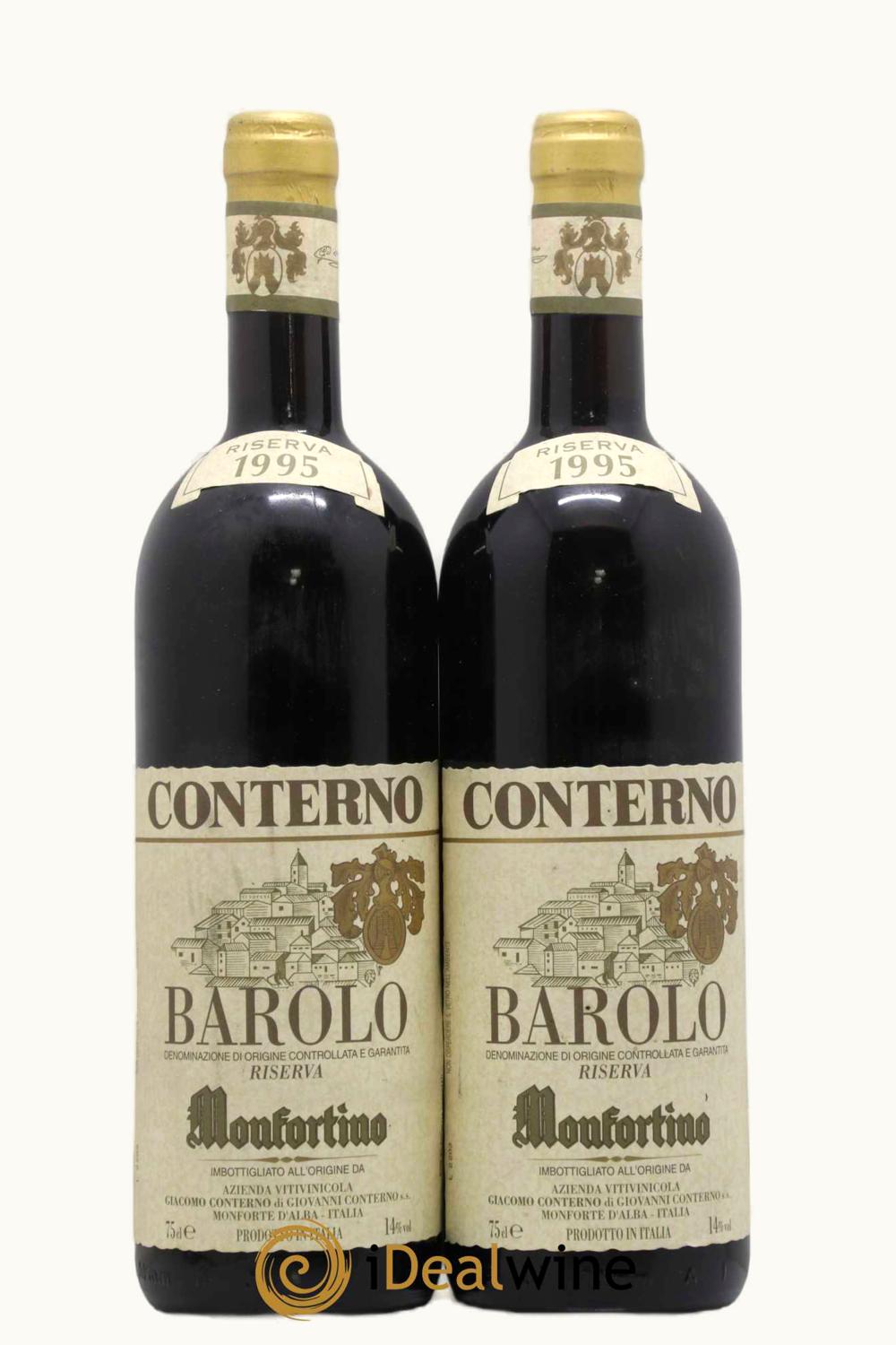Giacomo Conterno Monfortino RSRV DOCG Barolo Piemonte Italy, 1995