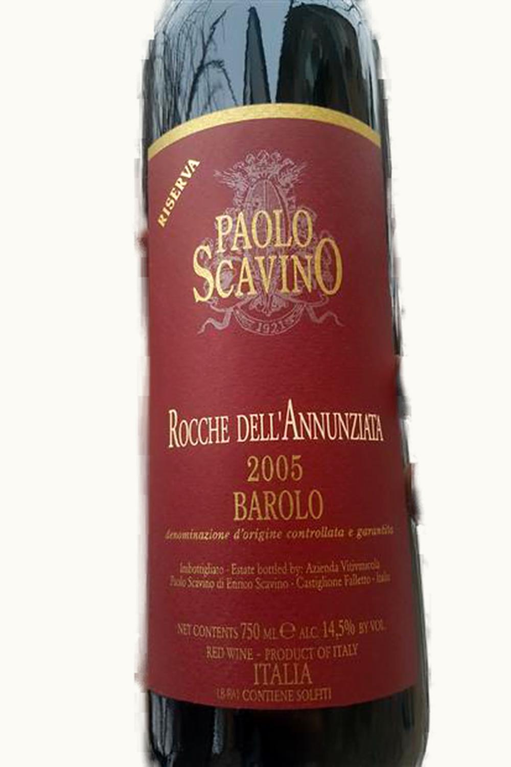 Paolo Scavino Rocche dell'Annunciazione RSRV DOCG Barolo Piemonte Italy, 1995