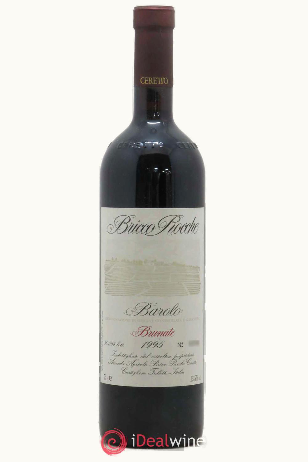 Ceretto Bricco Rocche Brunate DOCG Barolo Piemonte Italy, 1995