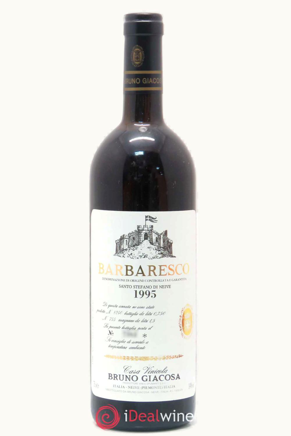 Bruno Giacosa Albesani Santo Stefano DOCG Barbaresco Piemonte Italy, 1995